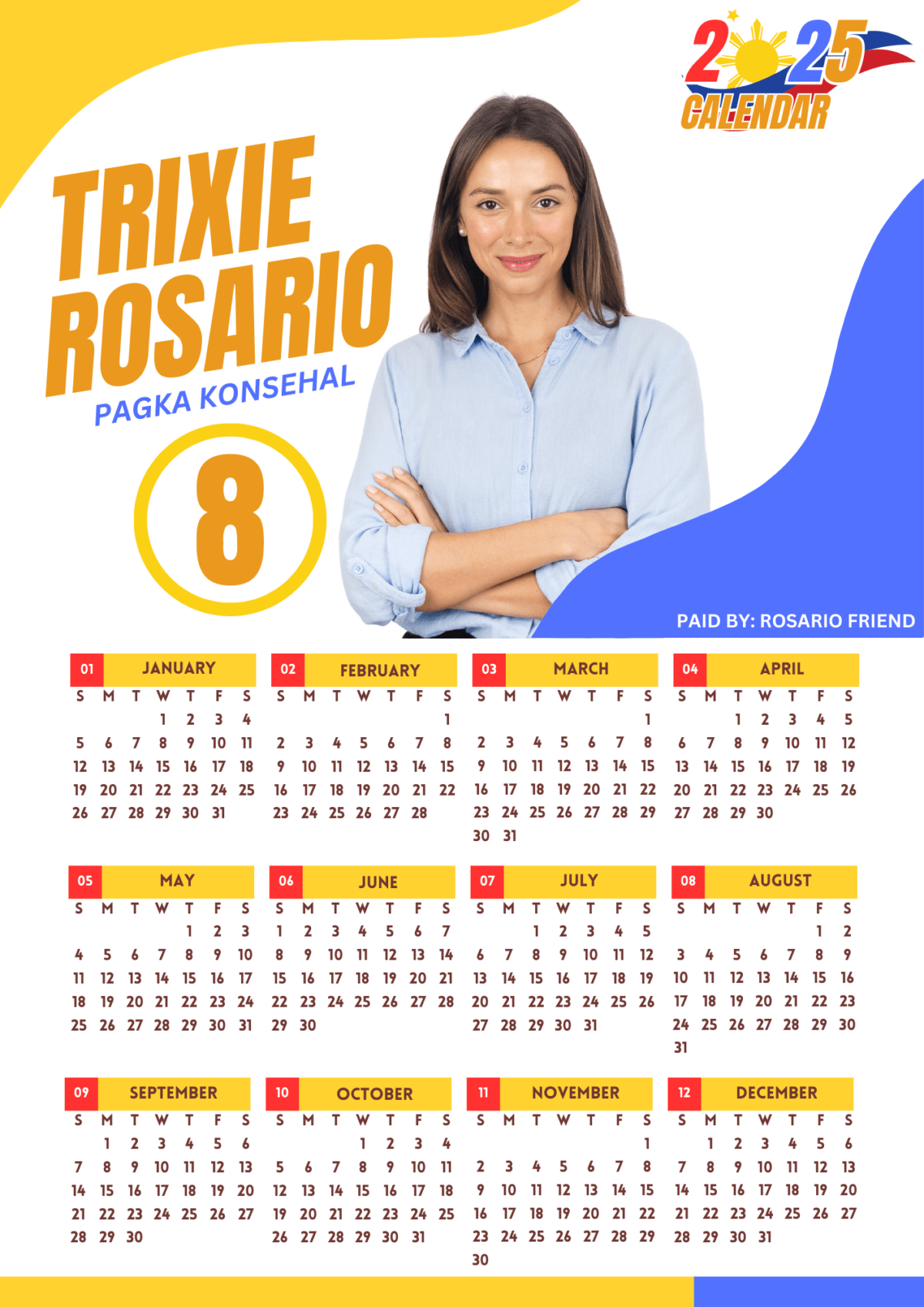 ELEKSYON POSTER CALENDAR 2025 TEMPLATE - Image 2